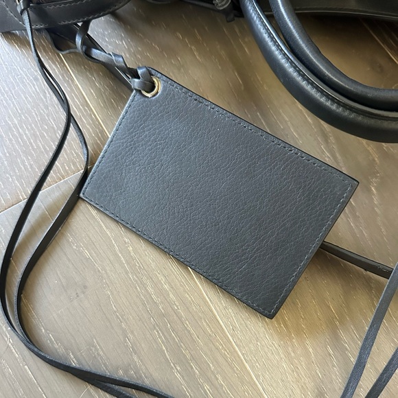 BALENCIAGA LEATHER CITY BLACKOUT BAG - Picture 13 of 13